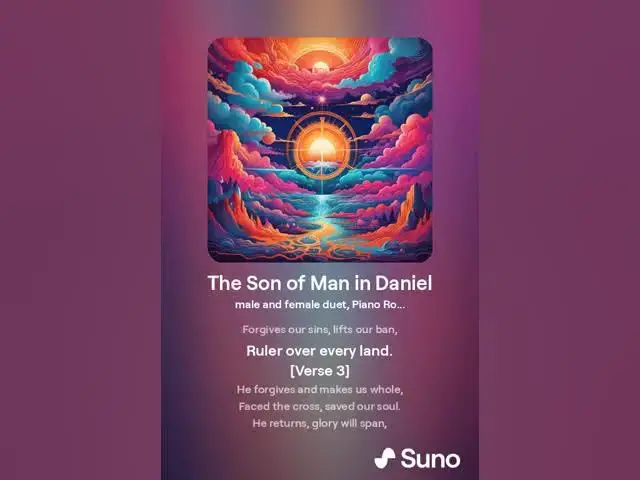 'Video thumbnail for The Son of Man in Daniel: A Vision of Jesus’ Authority | Christian Song'