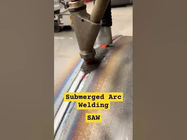 'Video thumbnail for SAW Welding #weldersociety #weldingworld #weldingprocess #saw'
