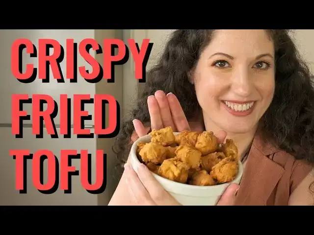 'Video thumbnail for The Crispiest Fried Tofu Ever! (Vegan Takeout Style Recipe)'