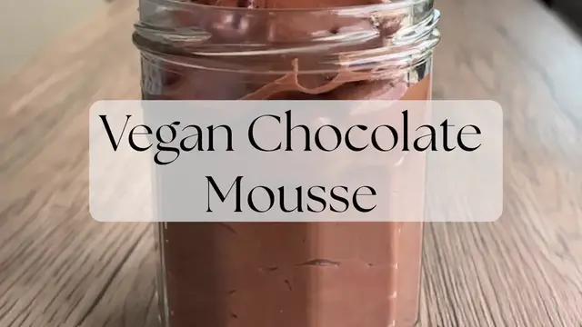 'Video thumbnail for Vegan Chocolate Mousse Recipe'