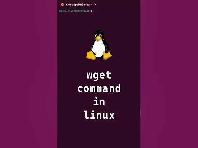 'Video thumbnail for How to use wget command in Linux? | Linux Commands #shorts #linux'