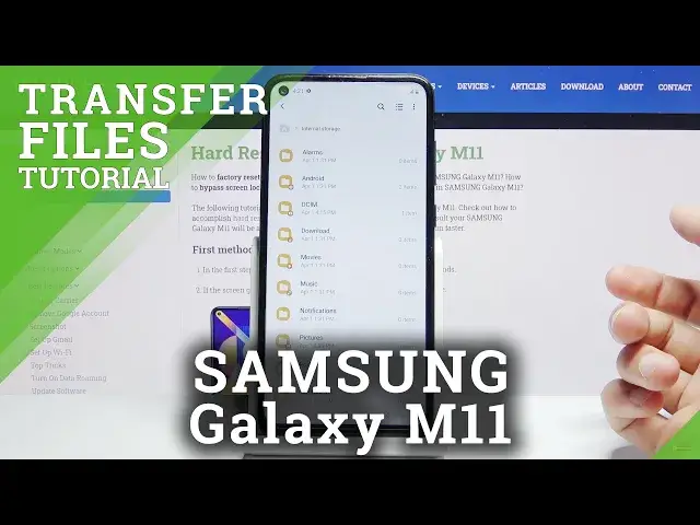 'Video thumbnail for How to Transfer Files on SAMSUNG Galaxy M11 – Export / Import Files'