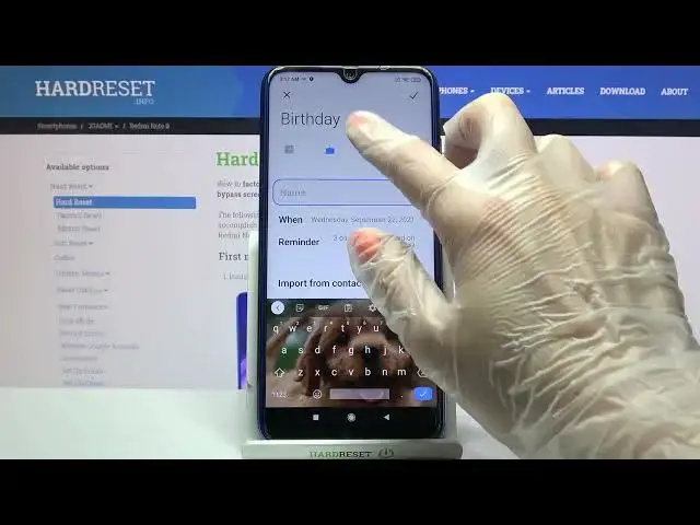 'Video thumbnail for How To Add Event To Calendar in XIAOMI Redmi Note 8'