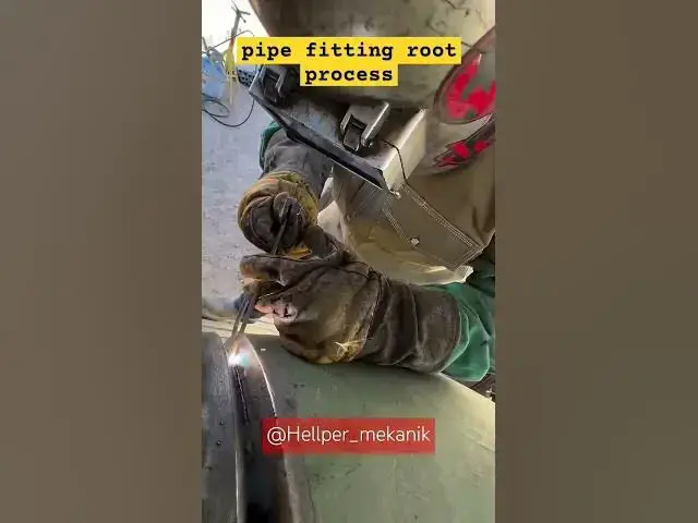 'Video thumbnail for Pipe fitting root welding #welding #weldingworld #weldingworld #welder #weldernation'