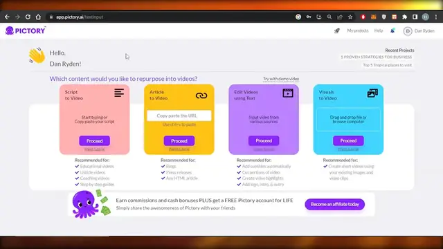 'Video thumbnail for How To Make YouTube Shorts With AI'