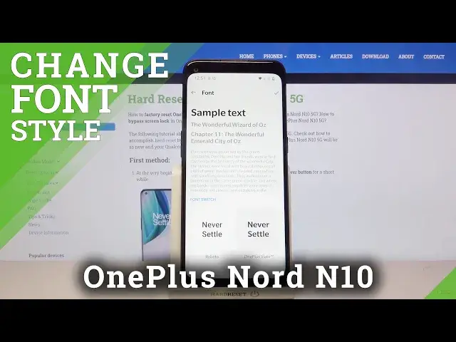 'Video thumbnail for How to Change Font Style on OnePlus Nord N10 5G – Adjust Font Style'