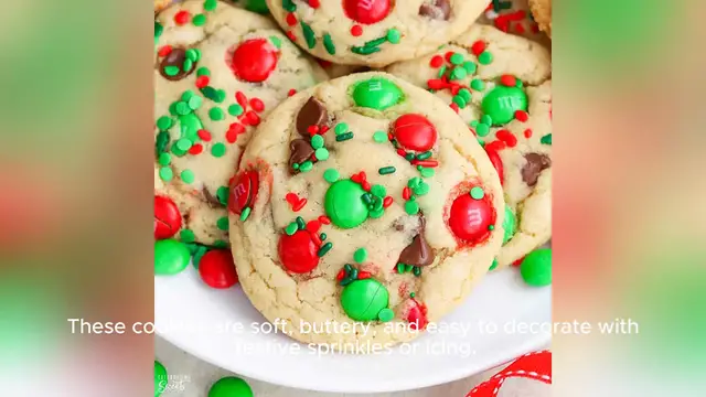 'Video thumbnail for christmas cookies recipe'