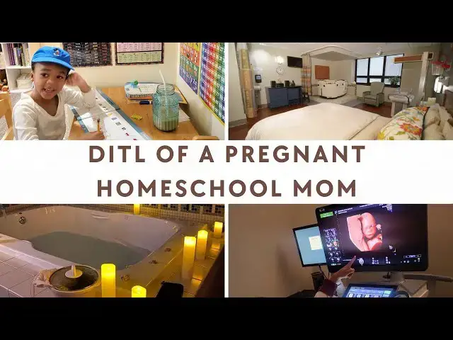 'Video thumbnail for Day In The Life of a SAHM: 20 Week Anatomy Scan, Homeschool, Mom Group & Birthing Center Orientation'