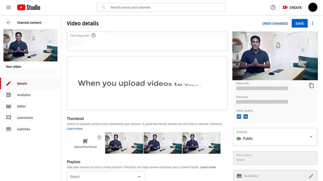 'Video thumbnail for How to Make a Professional Thumbnail for YouTube Videos (in Just 3 Steps)'