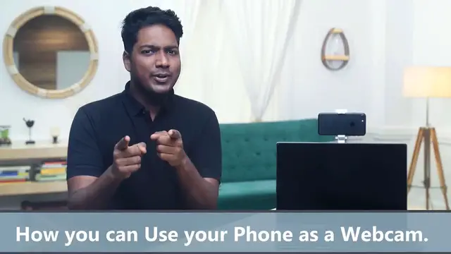 'Video thumbnail for How To Use Your Phone as Webcam _ Simple and Easy'