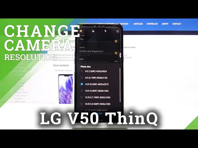 'Video thumbnail for How to Change Camera Aspect Ratio & Image Size & Quality in LG V50 ThinQ'