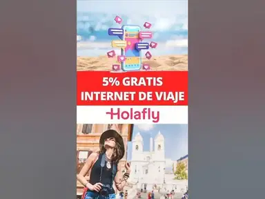 'Video thumbnail for Cupón 5% de descuento en internet de viaje con Holafly'