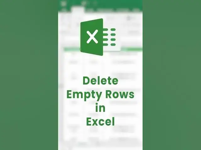 'Video thumbnail for Delete Empty Rows in Excel Smartly😎 | Excel Tutorials #shorts #excel'