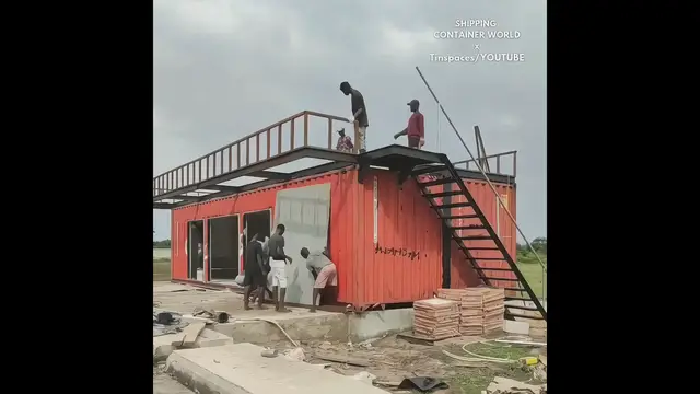 'Video thumbnail for 2 x 40ft Shipping Container Transformation'