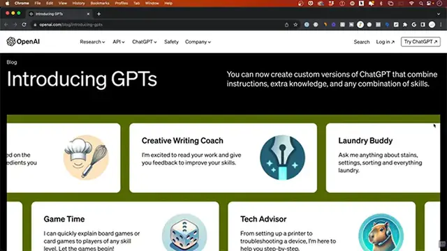 'Video thumbnail for What Are GPTs and How to Build your Own Custom GPT'