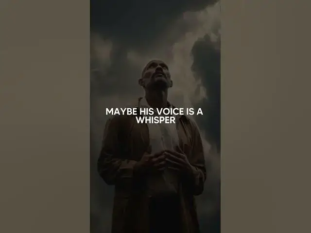 'Video thumbnail for Is God Really Silent, or Are We Just Drowned by the Noise?..#god #divineguidance #shorts'