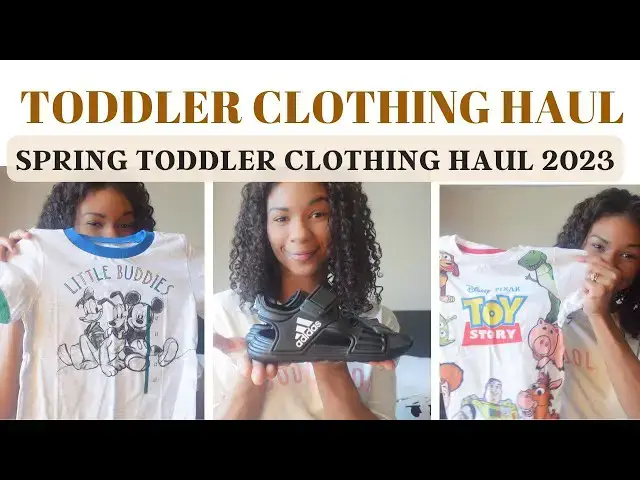 'Video thumbnail for *New* Toddler Clothing Haul Spring 2023: Disney Themed Clothing Haul'