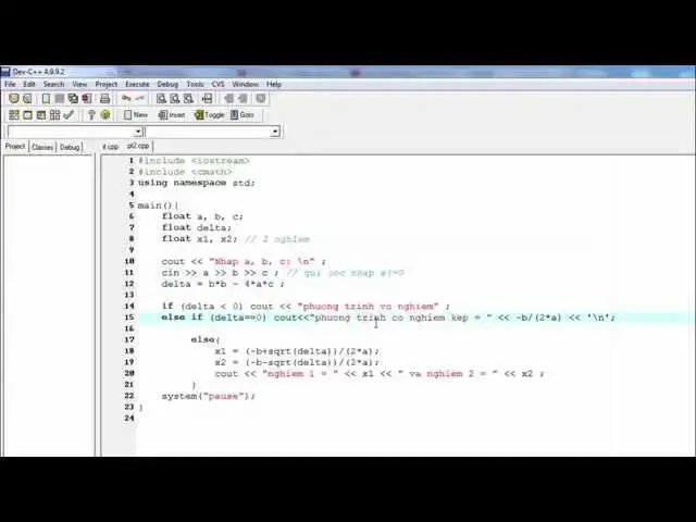 'Video thumbnail for Lập trình C++ : Cấu trúc rẽ nhánh trong C++'