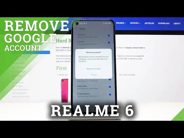 'Video thumbnail for How to Remove Google Account in REALME 6 – Manage Google Account'
