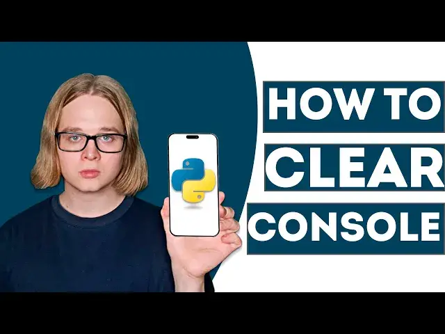 'Video thumbnail for How To Clear Console In Python (Easy Tutorial)'