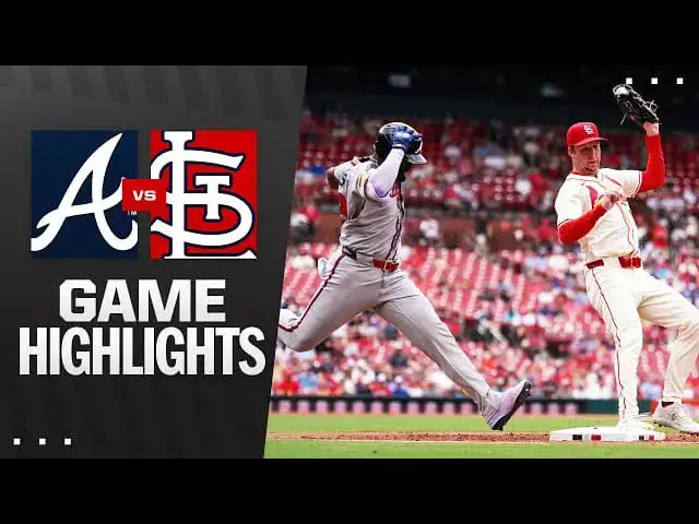 'Video thumbnail for Atlanta Braves at St. Louis Cardinals Full-Game Highlights! | 07/12/2025'