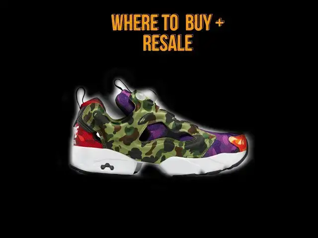 'Video thumbnail for Where To Buy The BAPE Reebok Instapump Fury & Resale Value'
