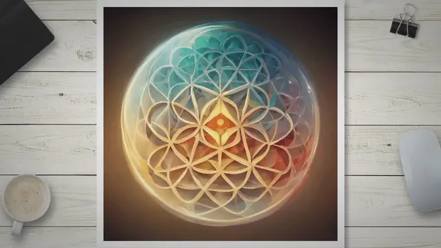 'Video thumbnail for Fleur de vie et le cube Métatron'