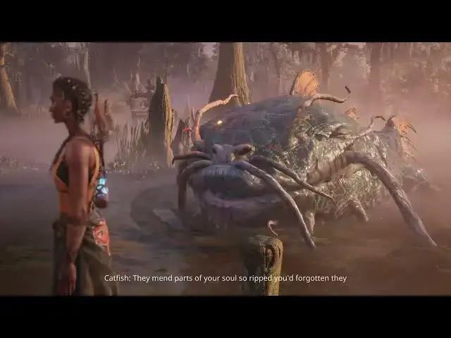 'Video thumbnail for South of Midnight - Chapter 3 A Big Fish: Talk To Catfish "Did Enough For Benjy" Hazel Cutscene'