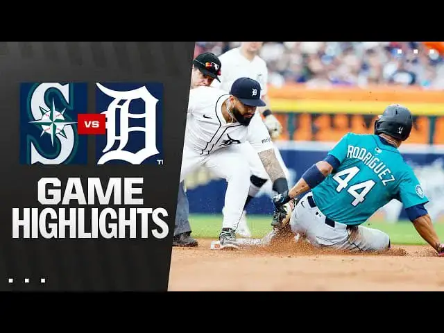 'Video thumbnail for Seattle Mariners at Detroit Tigers Full-Game Highlights! | 07/12/2025'