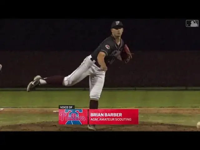 'Video thumbnail for Philadelphia Phillies Scouting Director Brian Barber Talks About Drafting Gage Wood in 2025 Draft!'