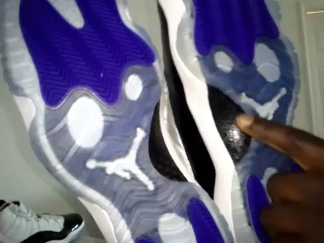 'Video thumbnail for Nike rosche run, jordan 11 concord'