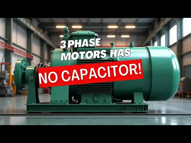 'Video thumbnail for Why 3 three-phase motor has no capacitor'