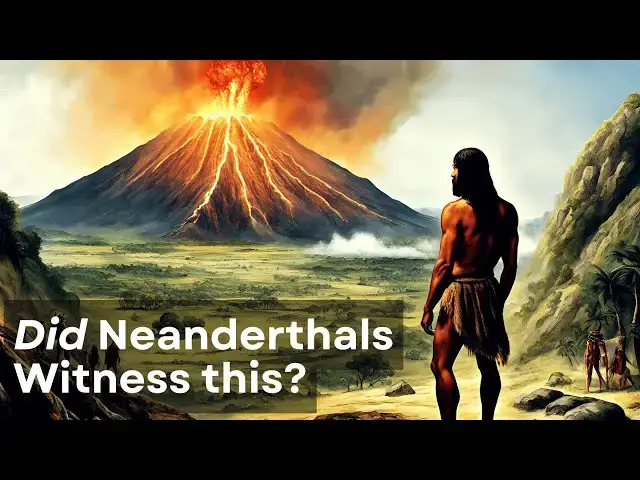 'Video thumbnail for Did Neanderthals Witness the Campanian Ignimbrite Eruption?'