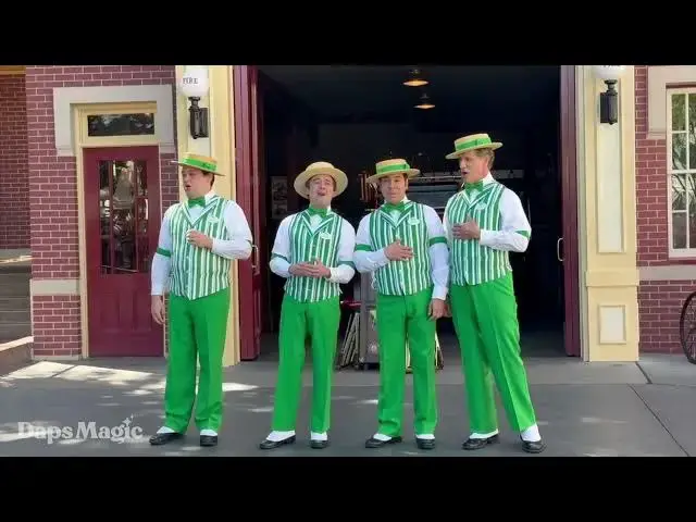 'Video thumbnail for There's a Great Big Beautiful Tomorrow | Dapper Dans on St  Patrick's Day | Disneyland Resort 2025'