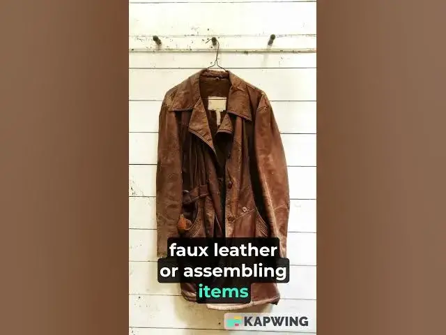 'Video thumbnail for 7 reasons faux leather items smells like fish'