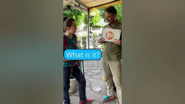'Video thumbnail for Quizzing Italian Hikers on Outdoor Brands'