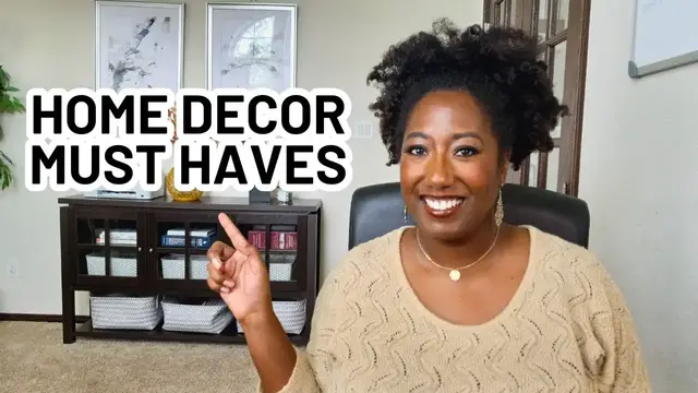 'Video thumbnail for 12 Home Decor Must Haves (Decorating on a Budget)'