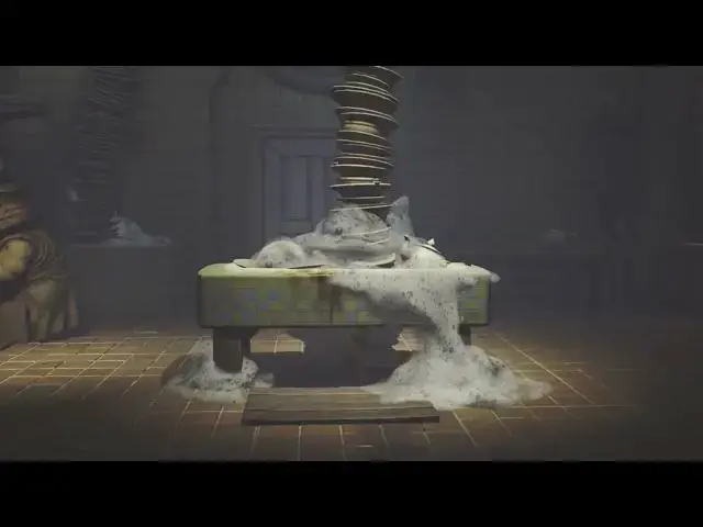 'Video thumbnail for Little Nightmares - Chapter 3 The Kitchen: Enter Trash Chute: Turn on Meat Hooks | Chefs Do Dishes'