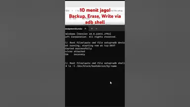 'Video thumbnail for 10 menit jago! Command adb shell'