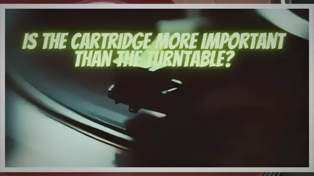 'Video thumbnail for Is the cartridge more important than the turntable?'