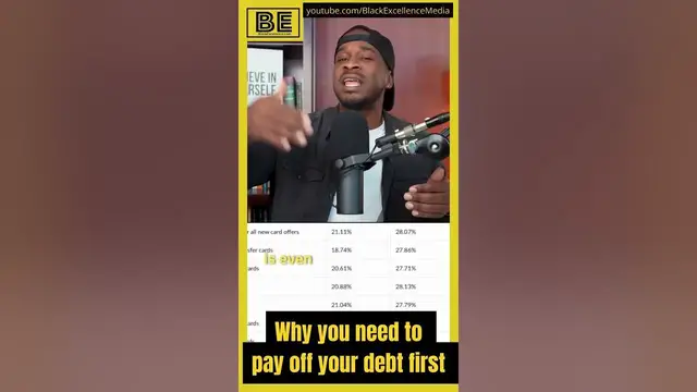 'Video thumbnail for Why you need to pay off your debt BEFORE investing #money #investing #blackexcellence'