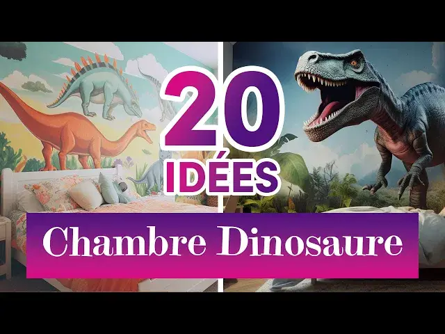 'Video thumbnail for Chambre Enfant Dinosaure : 20 Idées Déco pour un Univers Jurassique'