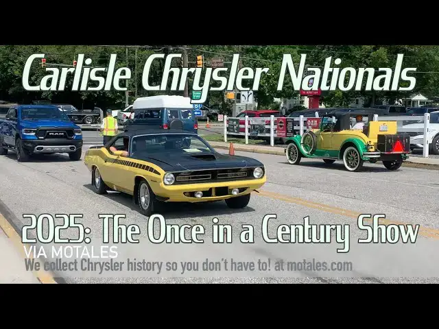 'Video thumbnail for Chrysler Nationals 2025 at Carlisle: Once in a Century Car Show'