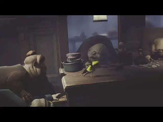 'Video thumbnail for Little Nightmares - Chapter 4 The Guest Area: Escape The Horde of Guests | Six Eats a Gnome Gameplay'