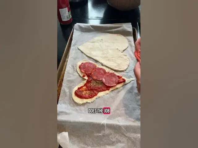 'Video thumbnail for Heart Shaped Calzones for Valentine’s Day! #datenight #valentinesdayfood'