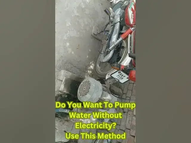 'Video thumbnail for Pump Water Using Motorcycle  😎  #shorts #motorcycle'