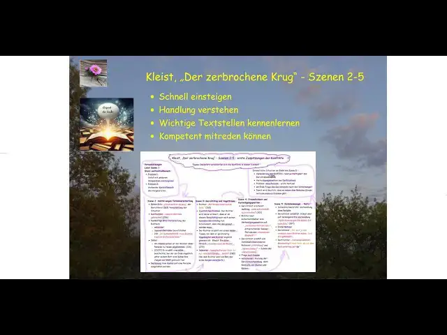 'Video thumbnail for Kleist, Szene 2-5 aus: "Der zerbrochene Krug" - dramatische Entwicklung und wichtige Textstellen'
