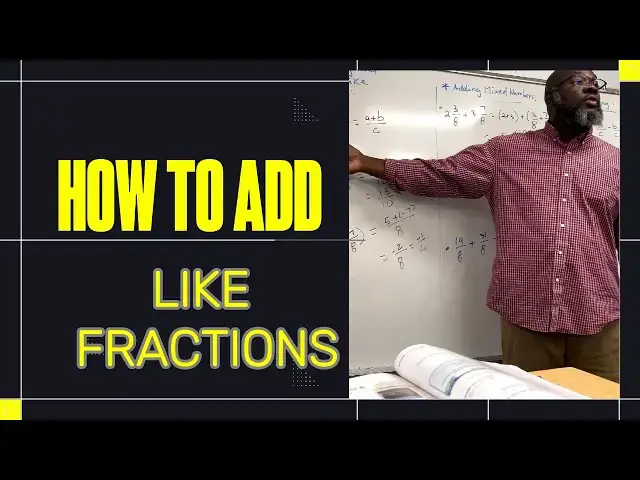 'Video thumbnail for How To Add & Subtract Like Fractions'