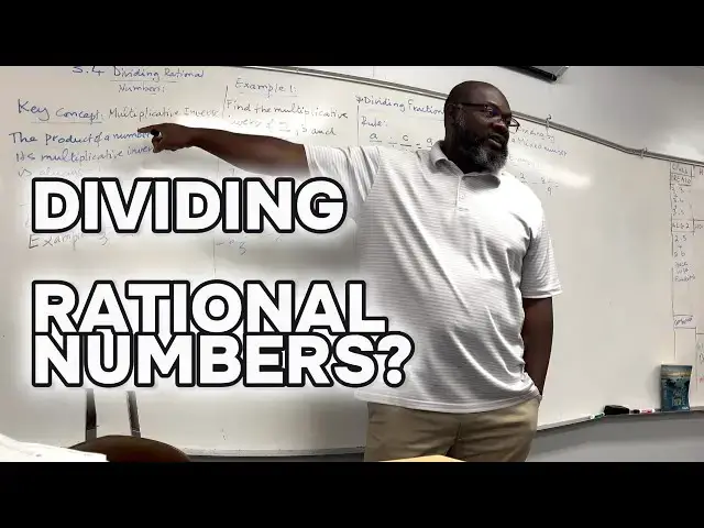 'Video thumbnail for How To Divide Rational Numbers'