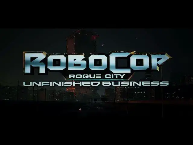 'Video thumbnail for Robocop: Rogue City Unfinished Business - Lion's Den: Robocop Arrives at Omni Tower Formal Cutscene'